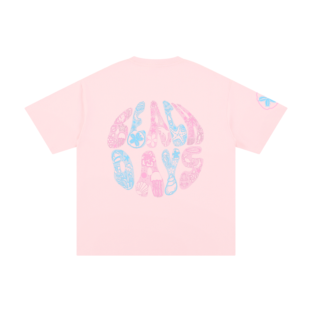 Beach days t-shirt in sweet hibiscus