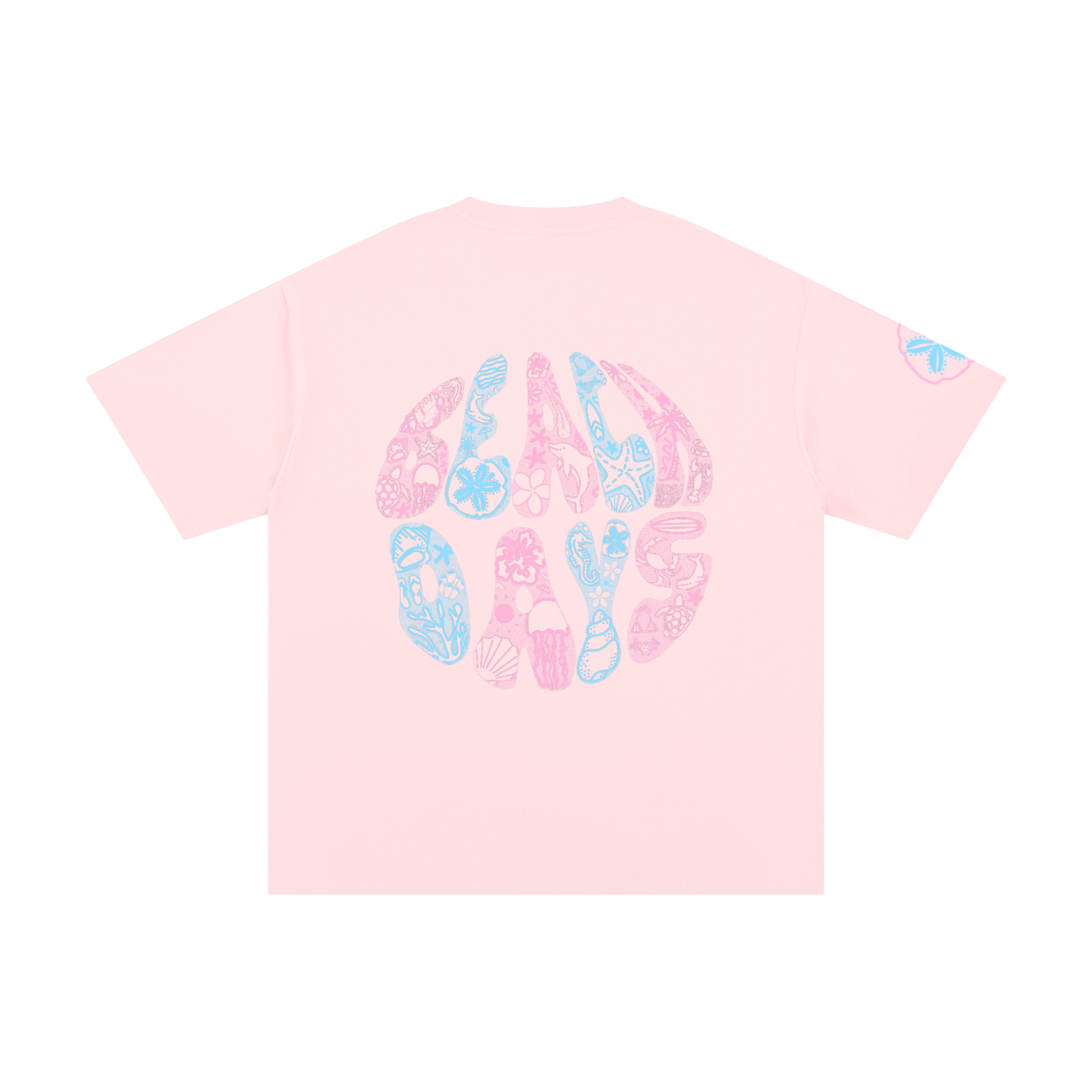 Beach days t-shirt in sweet hibiscus