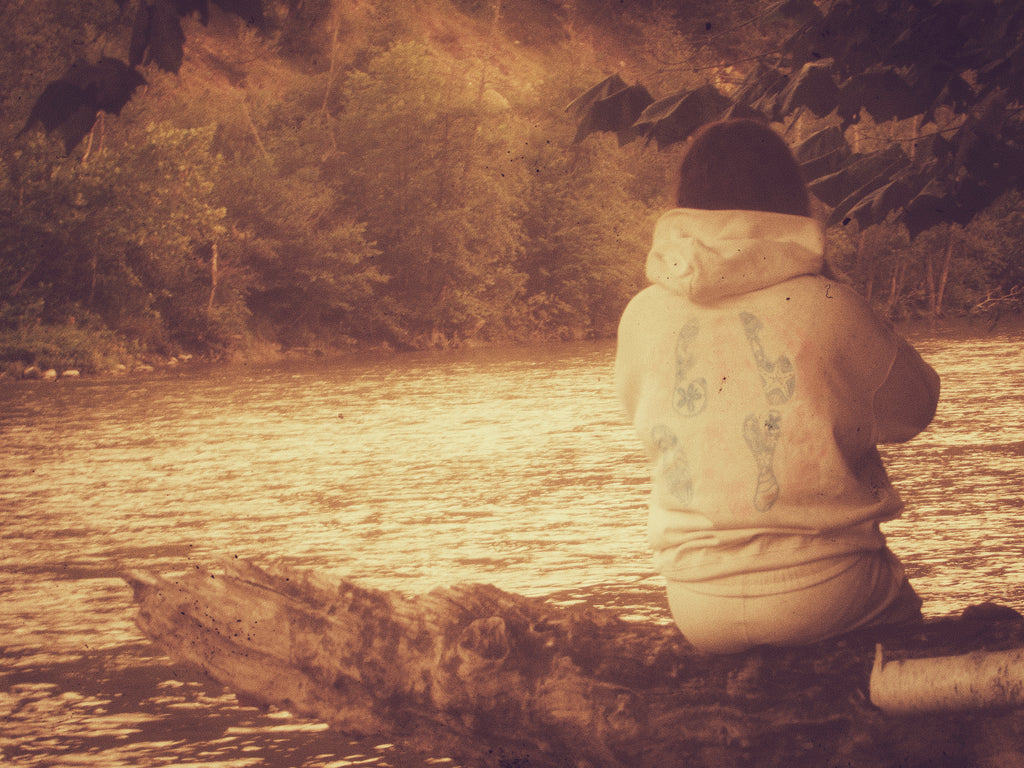 Beach days hoodie in cloudy paradise
