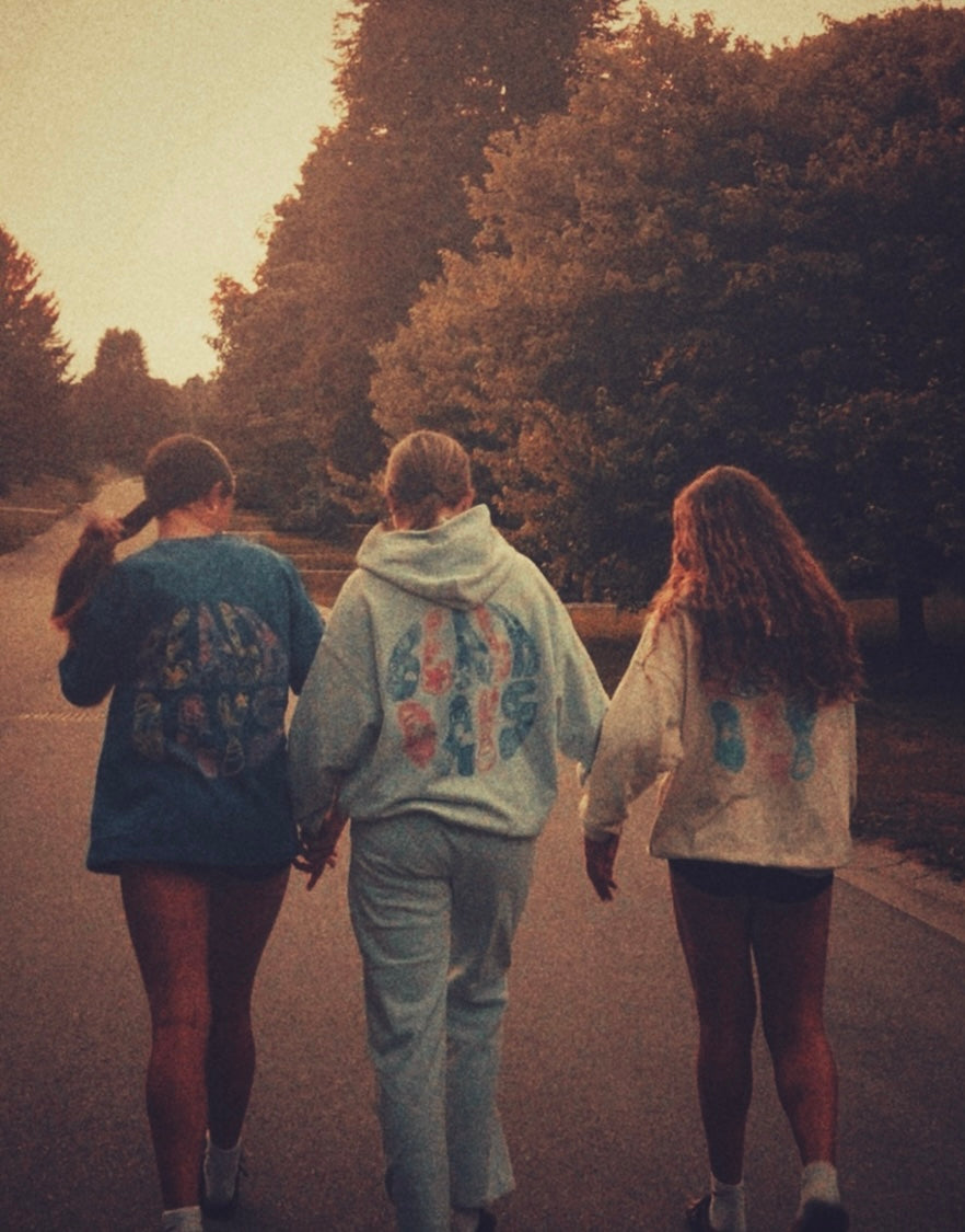 Beach days hoodie in sea breeze