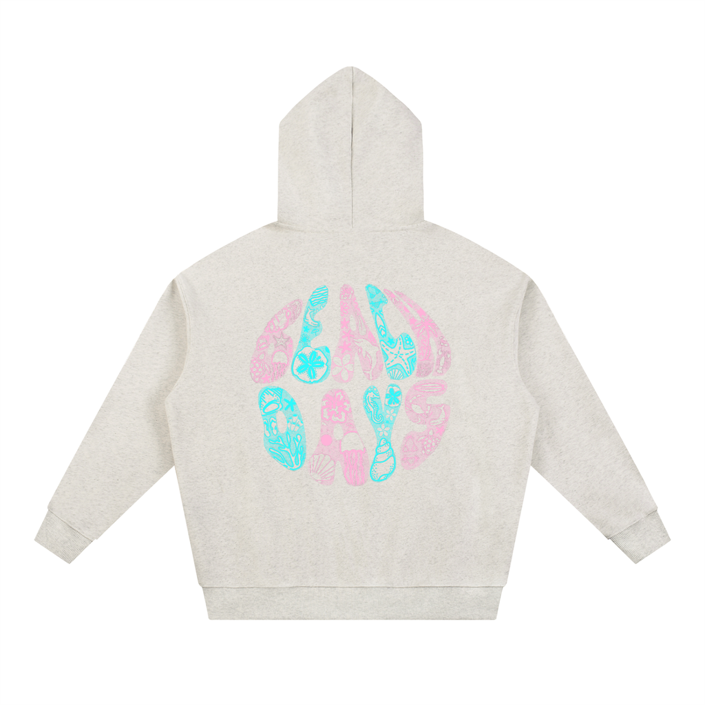 Beach days hoodie in cloudy paradise