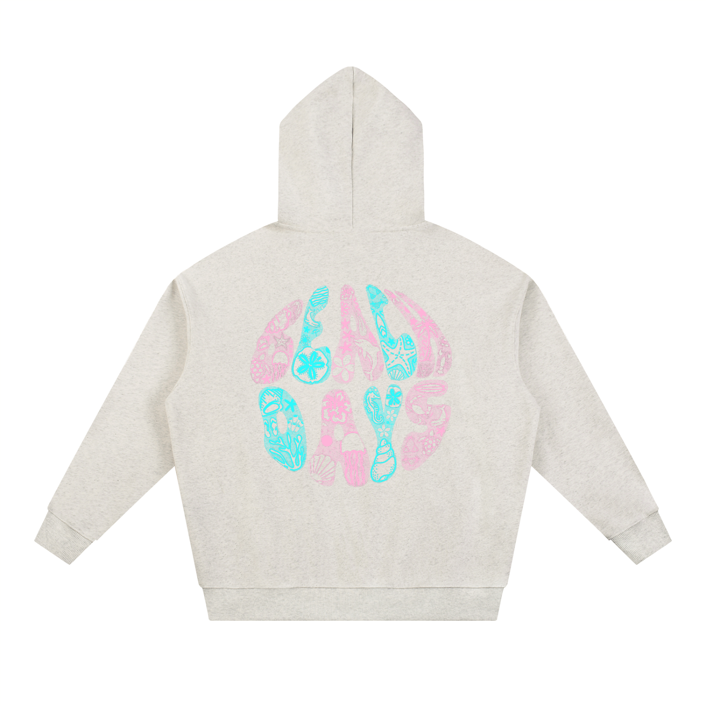 Beach days hoodie in cloudy paradise