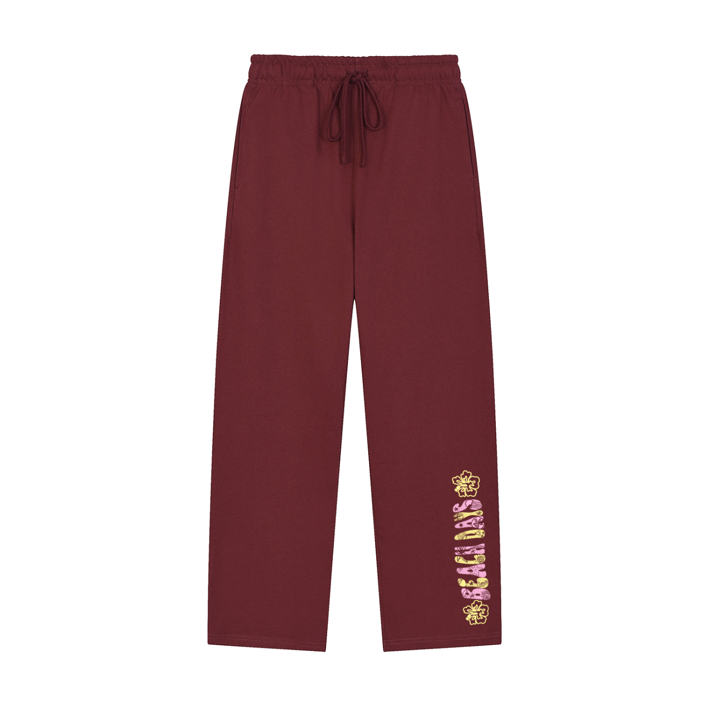 Beach days sweatpants in sunset bonfire